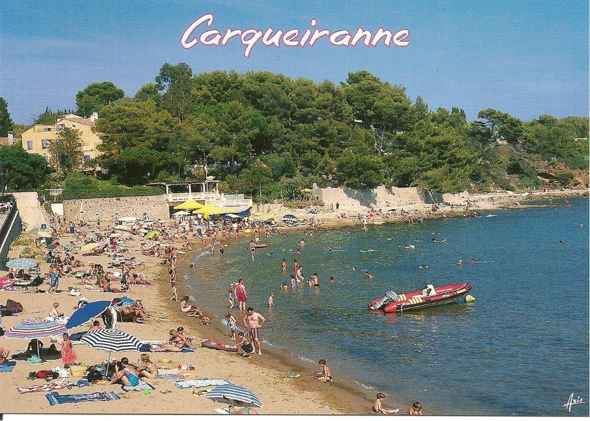 Studio Climatise. Proche Parking, Commerces Et Mer Lägenhet Carqueiranne Exteriör bild